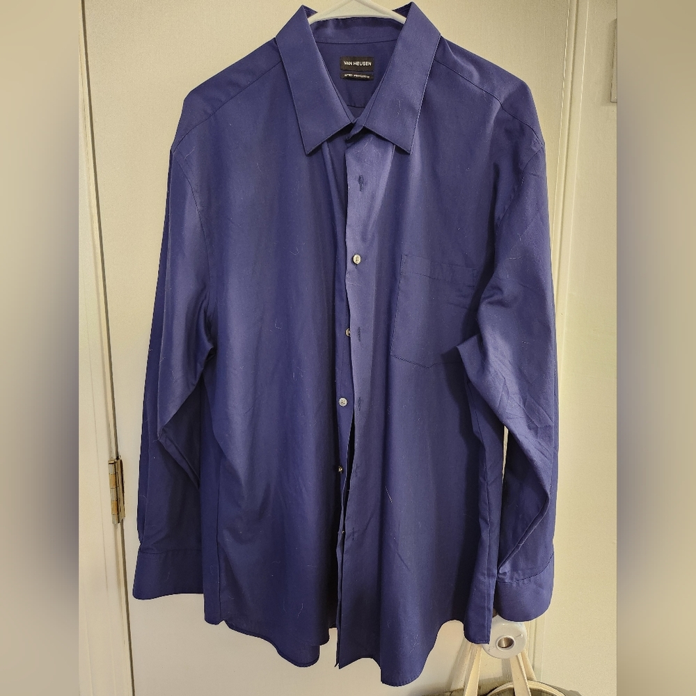 Navy blue Van Heusen Dress Shirt